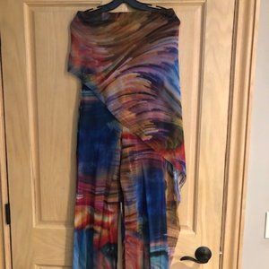 Strapless tie-dye Jumpsuit